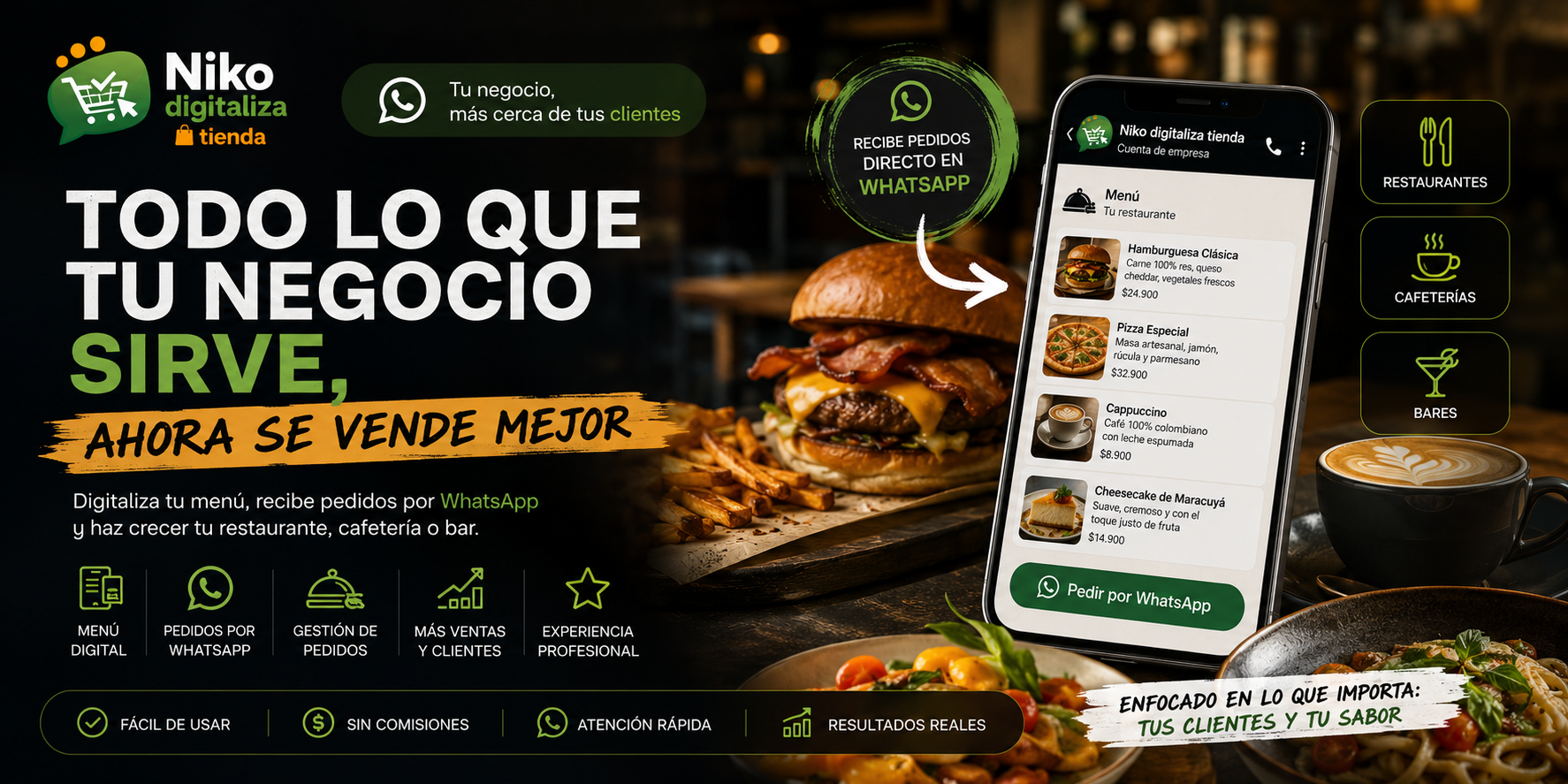 Comida deliciosa — descubre proveedores de comida